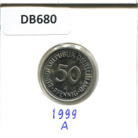 50 PFENNIG 1999 A BRD DEUTSCHLAND Münze GERMANY #DB680.D - 50 Pfennig