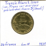 20 FRANCS 1975 Französisch AFARS & ISSAS Koloniale Münze #AM525.D - Yibuti (Territorio De Los Afars Y De Los Issas)