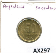 50 CENTAVOS 1970 ARGENTINIEN ARGENTINA Münze #AX297.D - Argentine