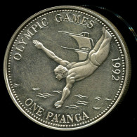 1 PAANGA 1991 TONGA 1992 SPANIEN SPAIN Summer Olympics SILBER #W10367.47.D - Tonga