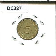 5 PFENNIG 1972 G BRD DEUTSCHLAND Münze GERMANY #DC387.D - 5 Pfennig