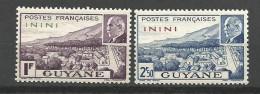 ININI  N° 51 Et 52 NEUF** Luxe SANS CHARNIERE / MNH - Nuovi