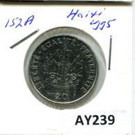 20 CENTIMES 1995 HAITÍ HAITI Moneda #AY239.2.E - Haiti