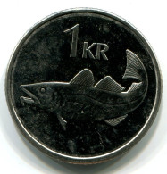 1 KRONA 1999 ISLANDIA ICELAND UNC Fish Moneda #W11216.E - Islande