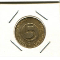5 TOLARJEV 1994 ESLOVENIA SLOVENIA Moneda #AS569.E - Slovenia