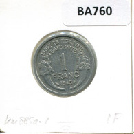 1 FRANC 1945 FRANCIA FRANCE Moneda #BA760.E - 1 Franc