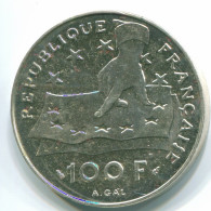 100 FRANCS 1991 FRANCIA FRANCE Moneda PLATA UNC #FR1041.35.E - 100 Francs