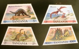 TANZANIE Animaux Prehistoriques, Prehistoire. Yvert N° 335/42  **  MNH - Vor- U. Frühgeschichte