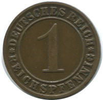 1 REICHSPFENNIG 1924 J ALEMANIA Moneda GERMANY #AE206.E - 1 Renten- & 1 Reichspfennig