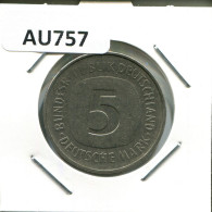 5 DM 1975 J BRD ALEMANIA Moneda GERMANY #AU757.E - 5 Marcos