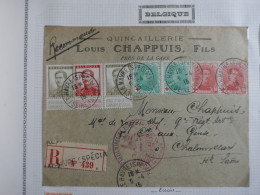 BS3 RED CROSS BELGIQUE BELLE LETTRE LE HAVRE SPECIAL RR  1915 CROIX ROUGE LE HAVRE SPECIAL +AFF. INTERESSANT+++ - 1914-1915 Red Cross