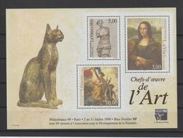 France 1999 Chefs D'oeuvre De L'Art BF 23 ** MNH - Nuevos