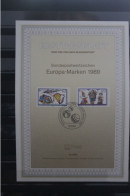 Deutschland  ETB 13/1989; Europa-Marken; MiNr.1417-18 - Altri & Non Classificati