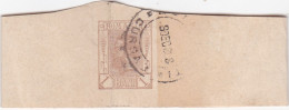 ROMANIA ROMÂNIA POSTAL STATIONERY,BAND NEWSPAPER WRAPPER 1902 - Lettres & Documents