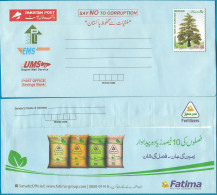 Pakistan : Inland Envelope Limited Edition FATIMA FERTILIZER Print " National Tree Of Pakistan " - Pakistan