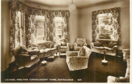 Postcard United Kingdom England Eastbourne Lounge Merlynn Convalescent Home - Eastbourne