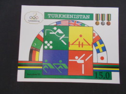 TURKMENISTAN   -   Blocs Feuillets   N° 2  J.O Barcelona  Année  1992  NEUF XX ( Voir Photo ) - Turkmenistan