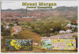 Australia CENTRAL QUEENSLAND QLD Mining Township Of MOUNT MORGAN Rose Series 5811 Postcard C1990s - Andere & Zonder Classificatie