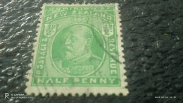 YENİ ZELANDA-  1909-                 0.50P              .          USED - Used Stamps