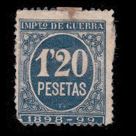 Alfonso XIII.1898-9.CIFRA Azul.1,20 P.MNG.Alemany 32 - Nuevos