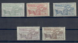 CASTELROSSO COLONIE ITALIANE 1923 OCCUPAZIONE ITALIANA DELL'ISOLA SERIE COMPLETA MNH/** - Castelrosso