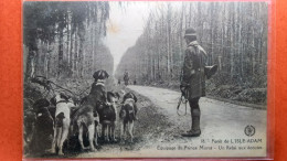 CPA. Forêt De L'Isle Adam. Equipage Du Prince Murat. Un Relai Aux écoutes. (AF.078) - Chasse