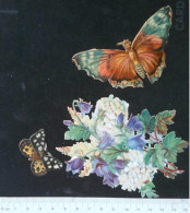 ► Lot Papillons Avec Fleurs  -  Decoupis époque Victorienne XIXe "Victorian Die-cuts" - Dieren