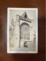 St Pol De Léon * Photo CDV Cabinet Albuminée Circa 1860/1885 * Portail Méridional De La Cathédrale * Photographe - Saint-Pol-de-Léon