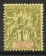 Anjouan 1892-99 / Yvert N°13 / * (clair) - Unused Stamps