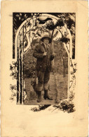 PC MAN WITH GUN HUNTING SPORT (a34884) - Chasse