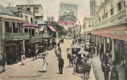 PC BARBADOS, BROAD STREET LOOKING WEST, Vintage Postcard (b47299) - Barbados