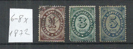 RUSSLAND RUSSIA 1872 Levant Levante Michel 6 - 8 X O - Turkish Empire