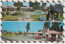 6AI4732 SANTEE MANSION PARK MOTOR LODGE VOITURES   2 Scans - Other & Unclassified