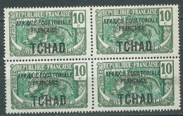 Tchad   - Yvert N° 23 **     Bloc De 4  - Ai 34111 - Unused Stamps