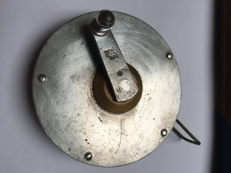 Ancien Décamètre Aluminium  Ruban Métallique MAT LUX - Ferretería