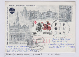 Poland World Philatelic Exhibition Polska '93 Poznan Ca 08.5.1993 (IN172B) - Lettres & Documents