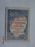 CALENDRIER 1904 HORLOGERIE DE LA TOUR SAINT JACQUES PARIS - Small : 1901-20