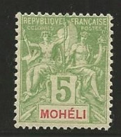 MOHELI N° 4 NEUF*   CHARNIERE / MH - Ongebruikt