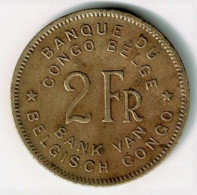 CONGO BELGE / 2 FRANCS / 1946 - 1945-1951: Regency