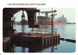 St Nazaire * Bateaux * Les Chantires Navals * Cargo Bateau Commerce - Saint Nazaire