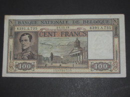 BELGIQUE - 100 Francs 1948 - Banque Nationale De Belgique  **** EN ACHAT IMMEDIAT **** - 100 Franchi