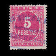 Alfonso XIII.1897-8.CIFRA Rosa.5p.Usado.Alemany 68 - Usados