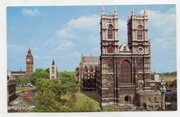 AK 132059 ENGLAND - London - Westminster Abbey & Big Ben - Westminster Abbey