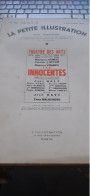 Les Innocentes ANDRE BERNHEIM LILLIAN HELLMAN  L'illustration 1936 - Auteurs Français