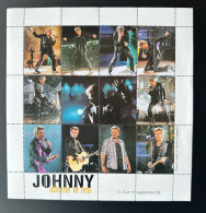 Vignettes Timbres Johnny Hallyday Allume Le Feu 5 - 6 Et 11 Septembre 1998 COLLECTOR - Varia