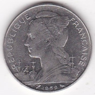 Ile De La Réunion 100 Francs 1969, En Nickel , Lec# 106 - Riunione
