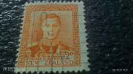 YENİ ZELANDA-  1938         2P               KİNG GEORGE VI          USED - Gebruikt
