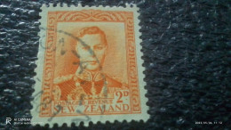 YENİ ZELANDA-  1938         2P               KİNG GEORGE VI          USED - Gebruikt