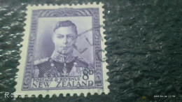 YENİ ZELANDA-  1938         8P               KİNG GEORGE VI          USED - Usati