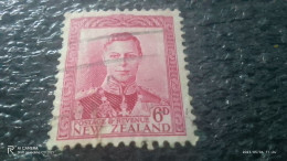 YENİ ZELANDA-  1938         6P               KİNG GEORGE VI          USED - Usados